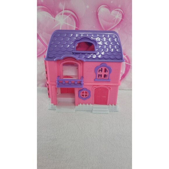 Kid Connection Pink Purple Folding Dollhouse Interactive No Accessories Included - Picture 2 of 12